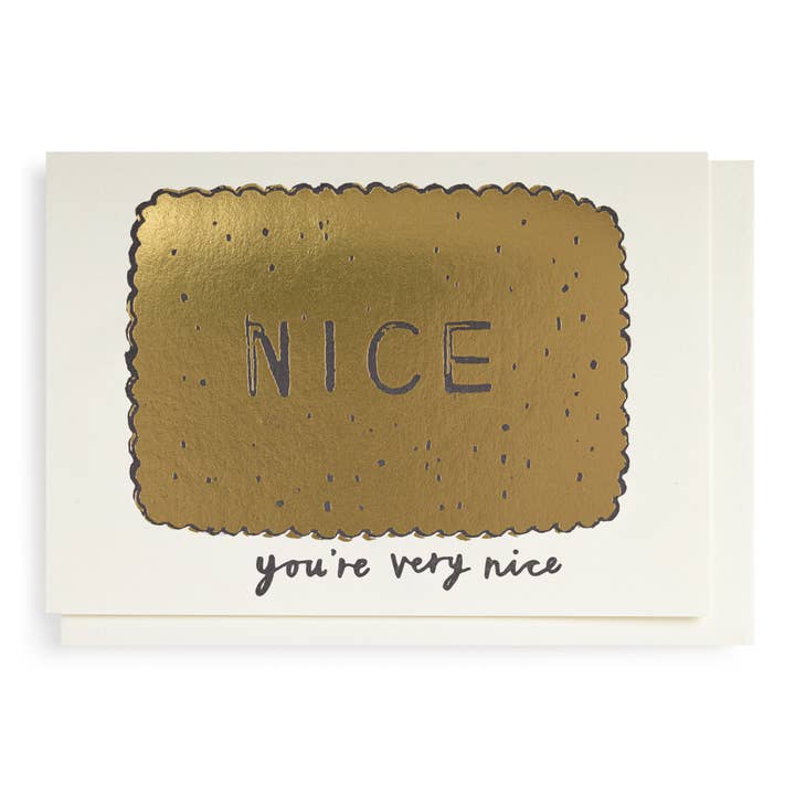 You're Very Nice | Letterpress Cards | Small Cards for wholesale by Archivist Gallery | UK