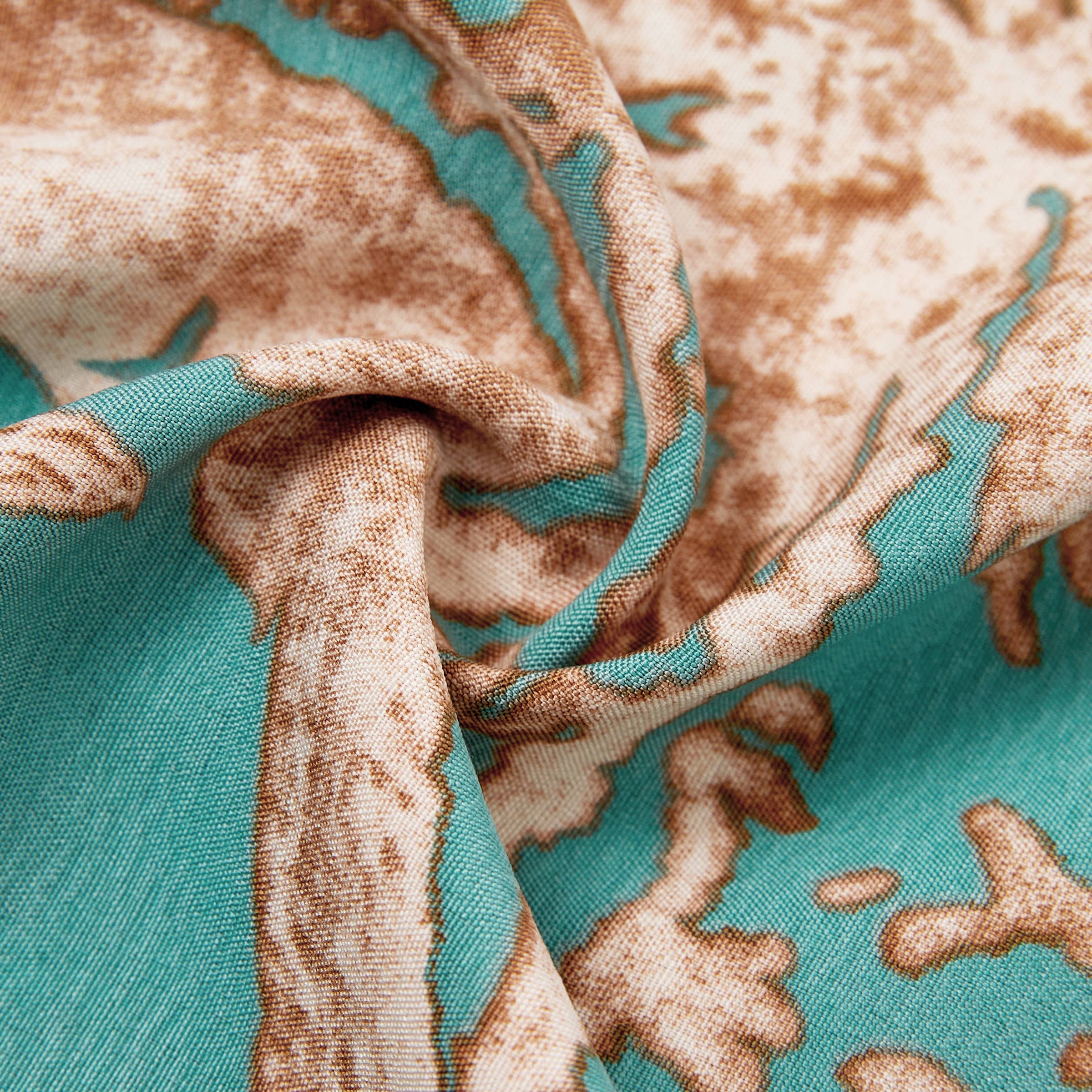 Turquoise Couples Matching Hawaiian Outfits – Shirt or Midi Dress for wholesale on Faire4