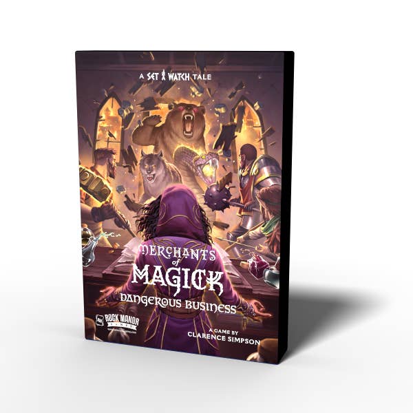 Buchants of Magick: Farlig forretning for engroshandel hos Rock Manor Games
