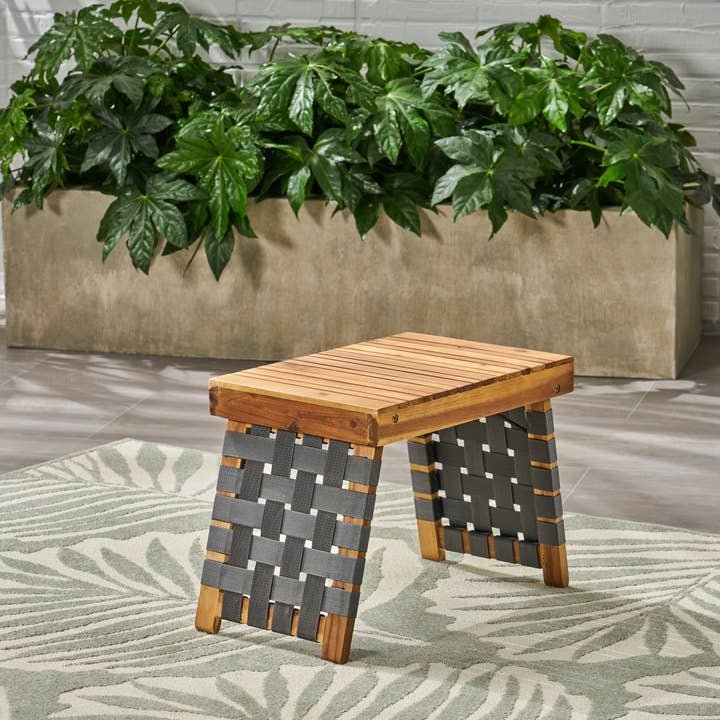 39F Inc. - Wholesale Side Table - Outdoor Foldable Side Table - Teak Acacia Wood