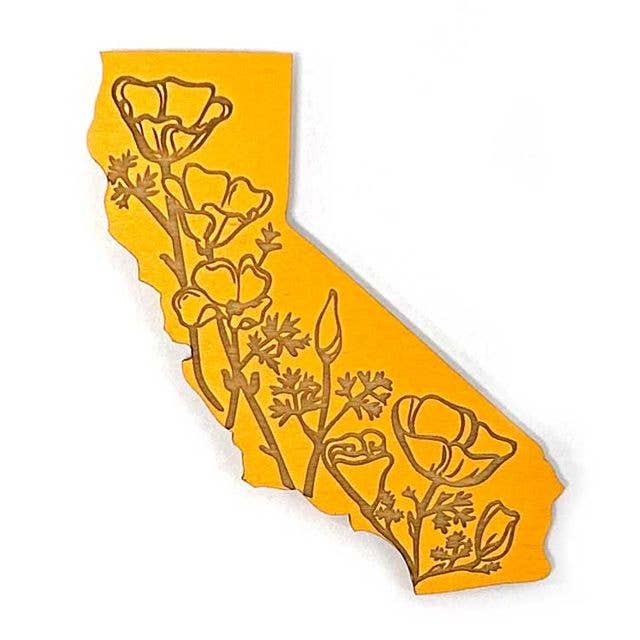 California Poppy magneet voor wholesale door SnowMade