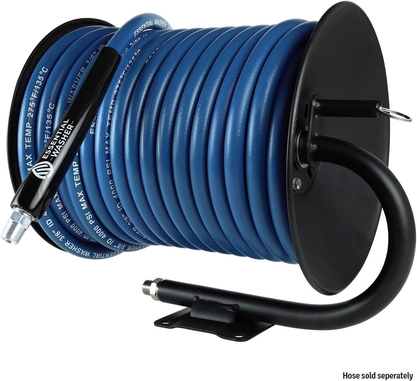 Essential Washer - Wholesale Tool Set - 100' FT Pressure Washer Hose Reel Kit | 8 FT Whip Line5