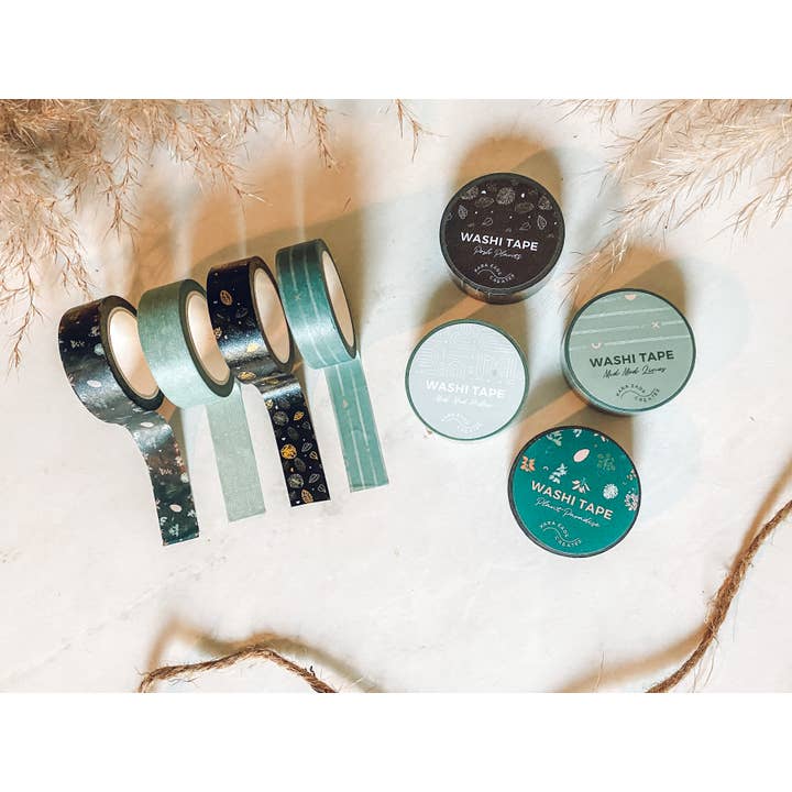 Modern Plant Washi Tape Variety Pack for wholesale by Kara Eads Creates
