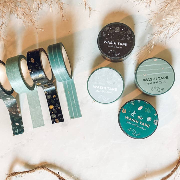 Modern Plant Washi Tape Variety Pack for wholesale by Kara Eads Creates