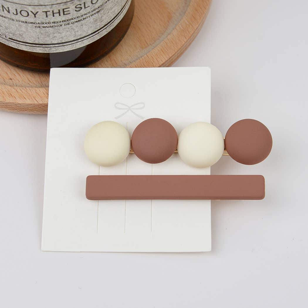 TheDivaSoap – wholesale Barrette – Women’s – 2Pack Color Block Geometric Alligator Clip Barrette2