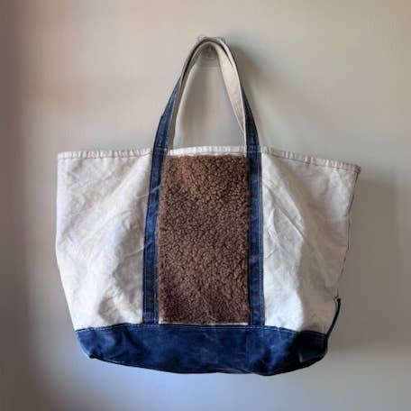 Vintage LL Bean Båt & Tygväska Återbrukad Väska för wholesale av Shop Vintage Alley