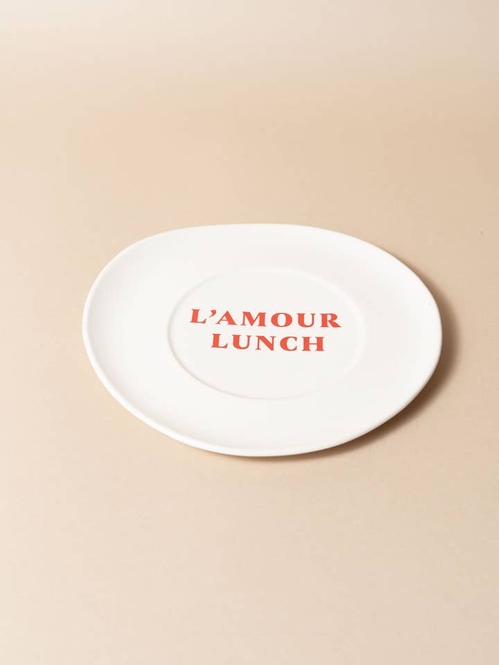 Plato de cerámica Sisi, almuerzo L'amour para venta al por mayor de Sisi, house of style BV