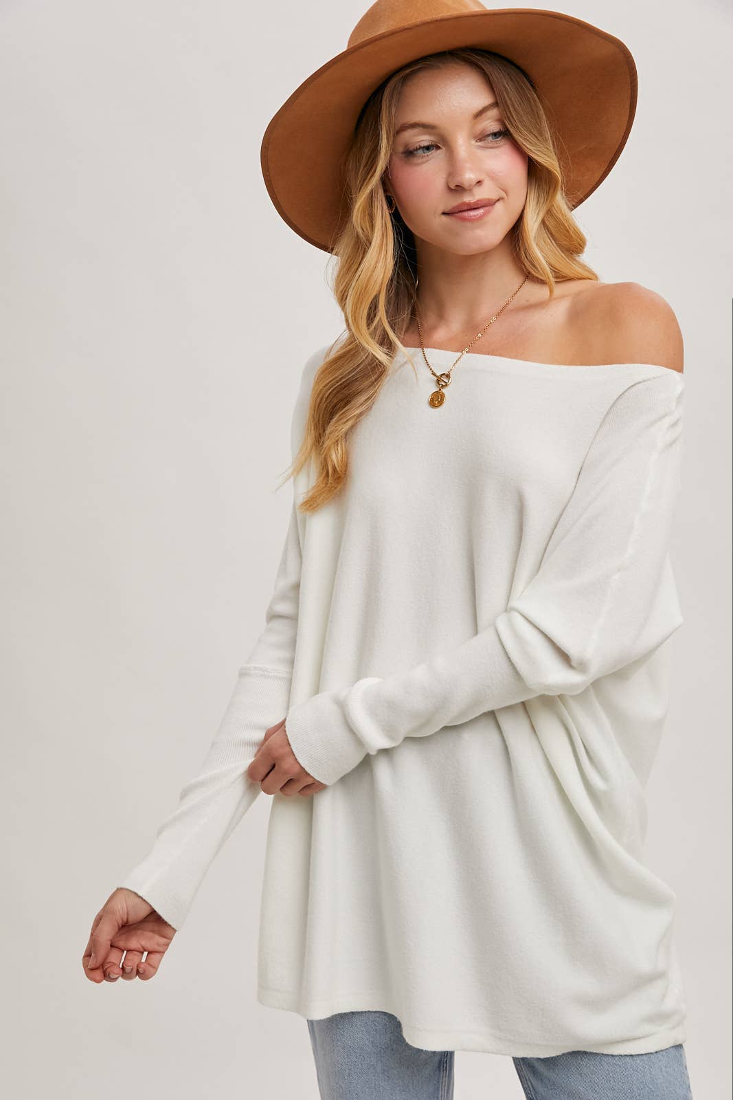 Bluivy - Wholesale Tunic - Women's - FLOWY BOATNECK DOLMAN TUNIC - ST. PATRICK'S DAY15