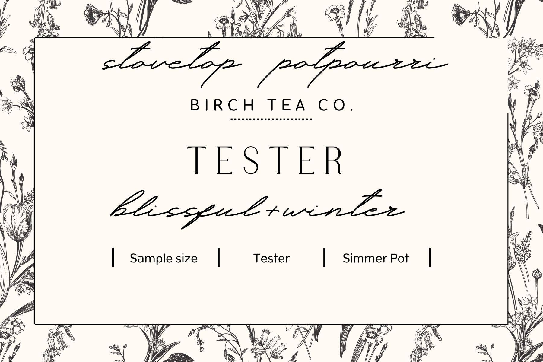 Birch Tea Co. – Pot-pourri por atacado – Kit de Potpourri Blissful Winter para Fogão - Fragrância nostálgica9