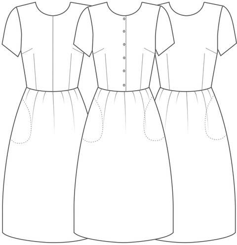 The Avid Seamstress LTD - Wholesale Craft Sewing Kit - The Day Dress Sewing Pattern2