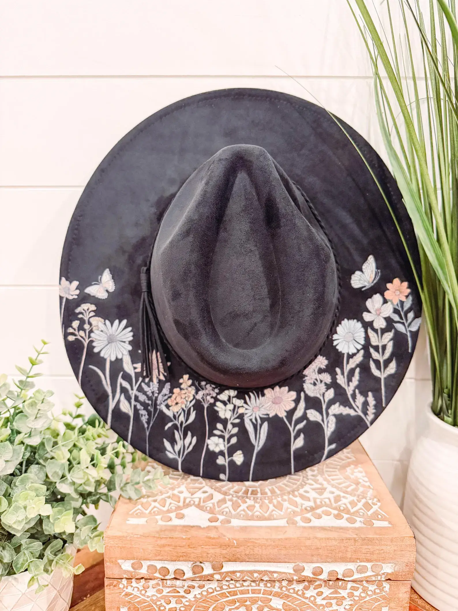 Willie & Dolly Designs - Wholesale Fedora - Women's - Floral Print Hat3