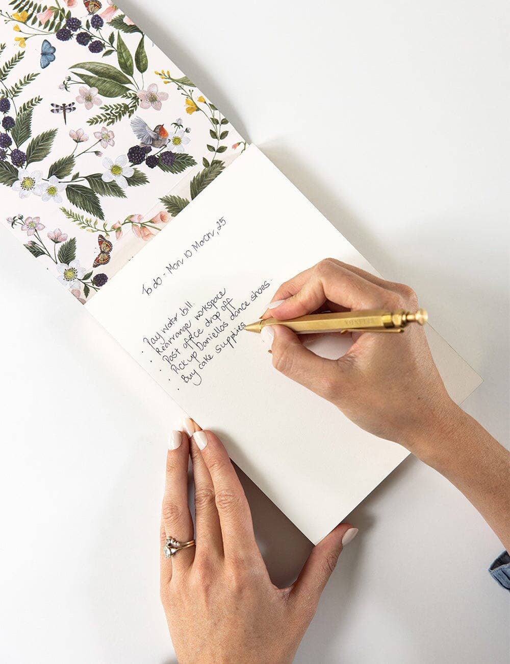 Bespoke Letterpress - Vendita all'ingrosso Bloc notes - Taccuino da scrivania Cacatua rosa8