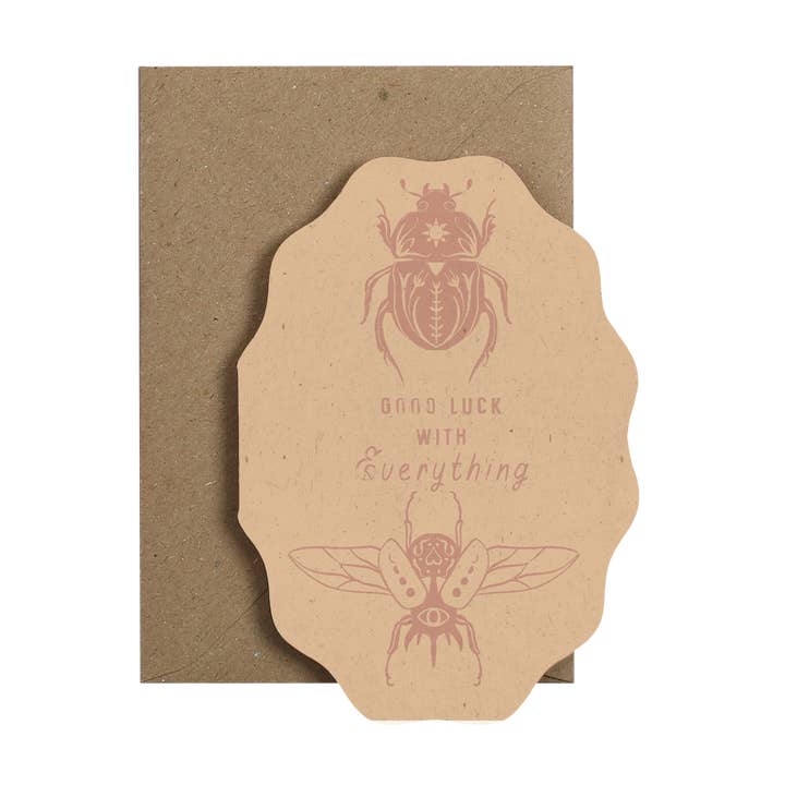 I am Roxanne - Wholesale Good Luck Card - Beetle Good Luck Card | Good Luck Cards | Eco Friendly Cards1
