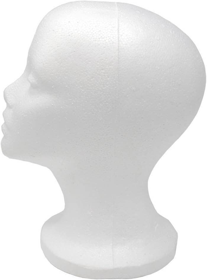 A1 PACIFIC INC. - Vente Mannequins - Tête de mannequin en polystyrène A1 Pacific pour femme1