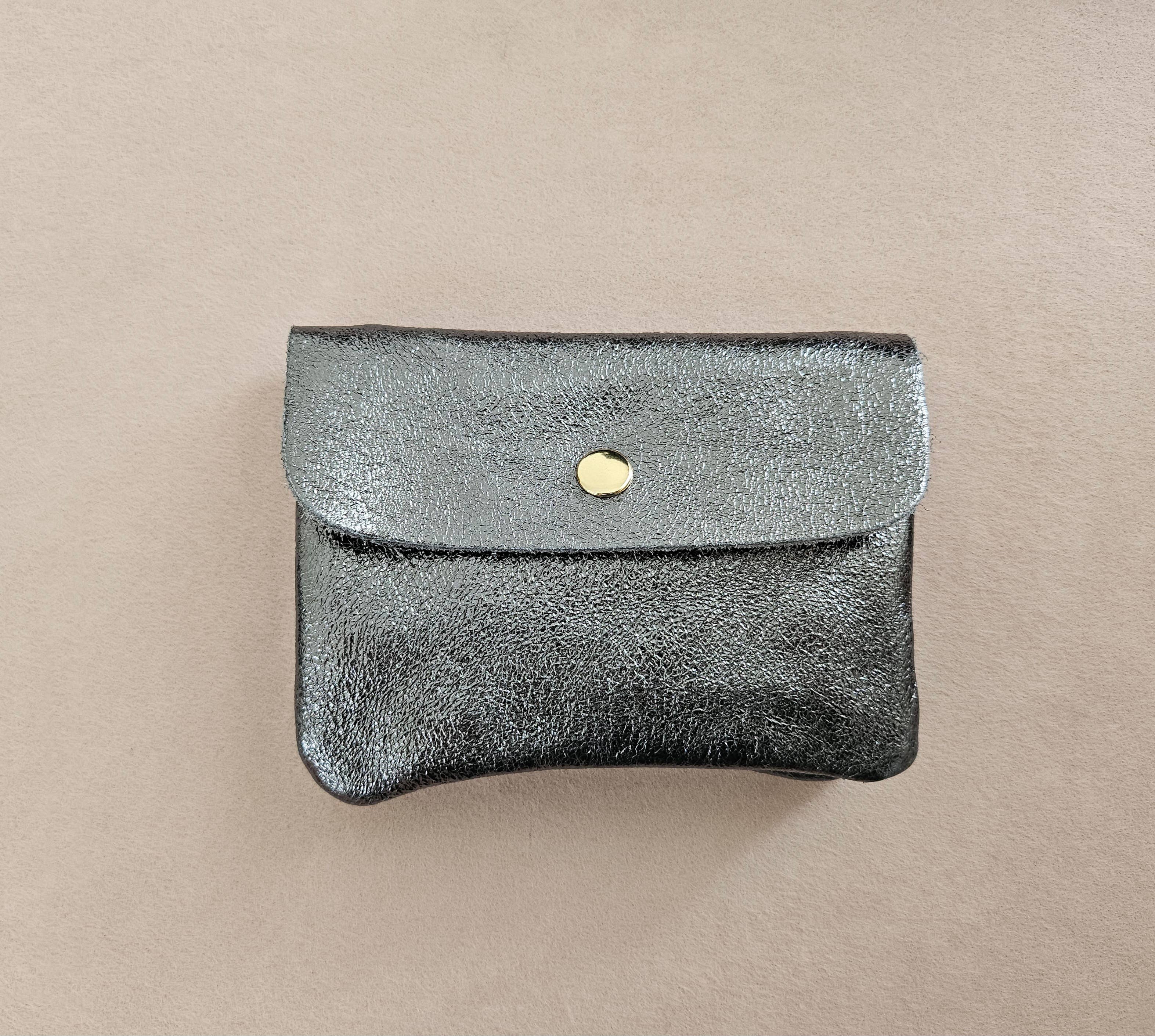 Royal marais - Wholesale Coin Purse - Women's - metallic leather Kangoo wallet1