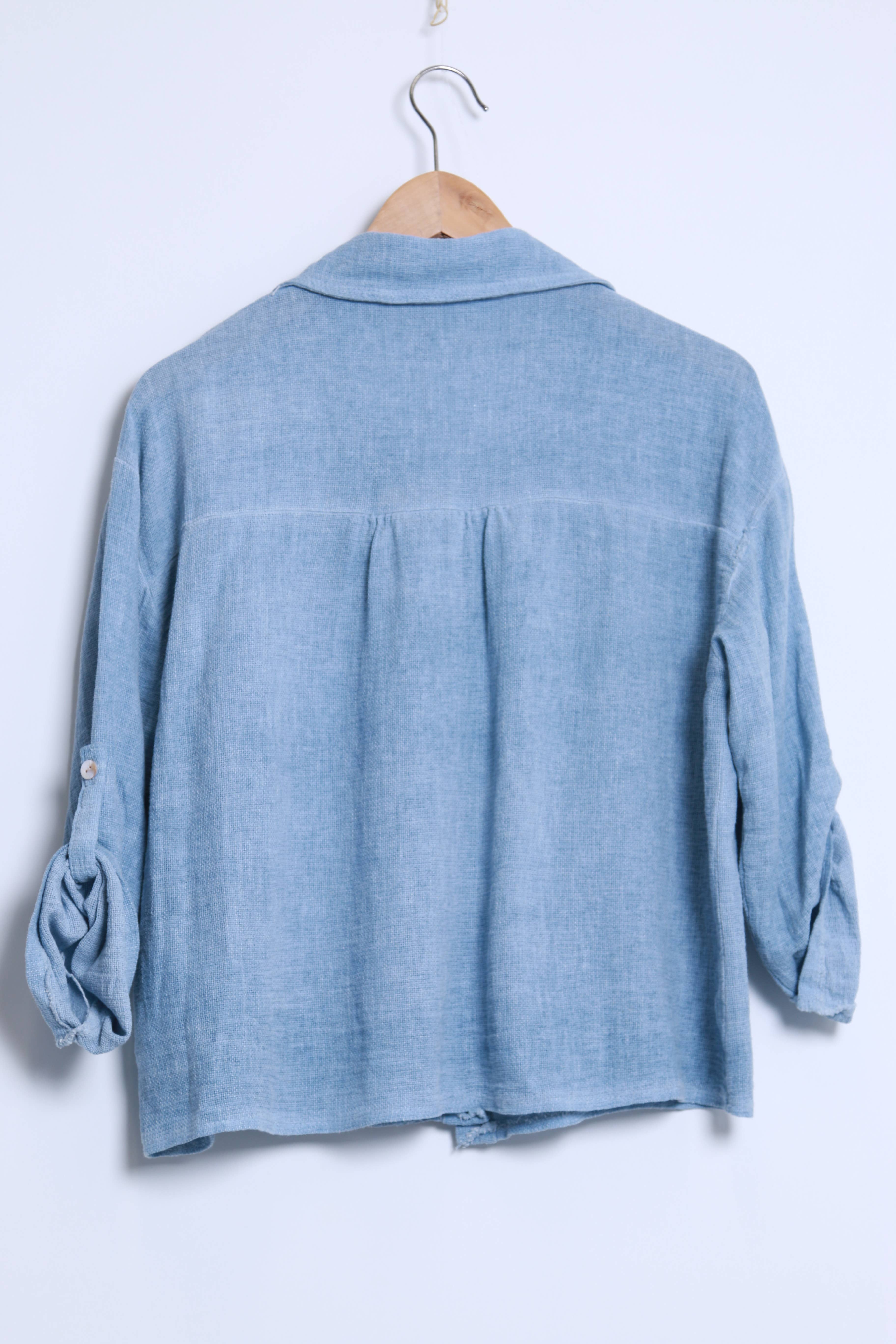 Shyloh - Wholesale Button Down Shirt - Women's - Linen cotton top 1578226