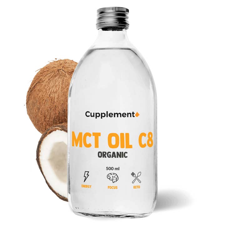 MCT C8 Oil Organic 500 ml for wholesale by Cupplement b.v.