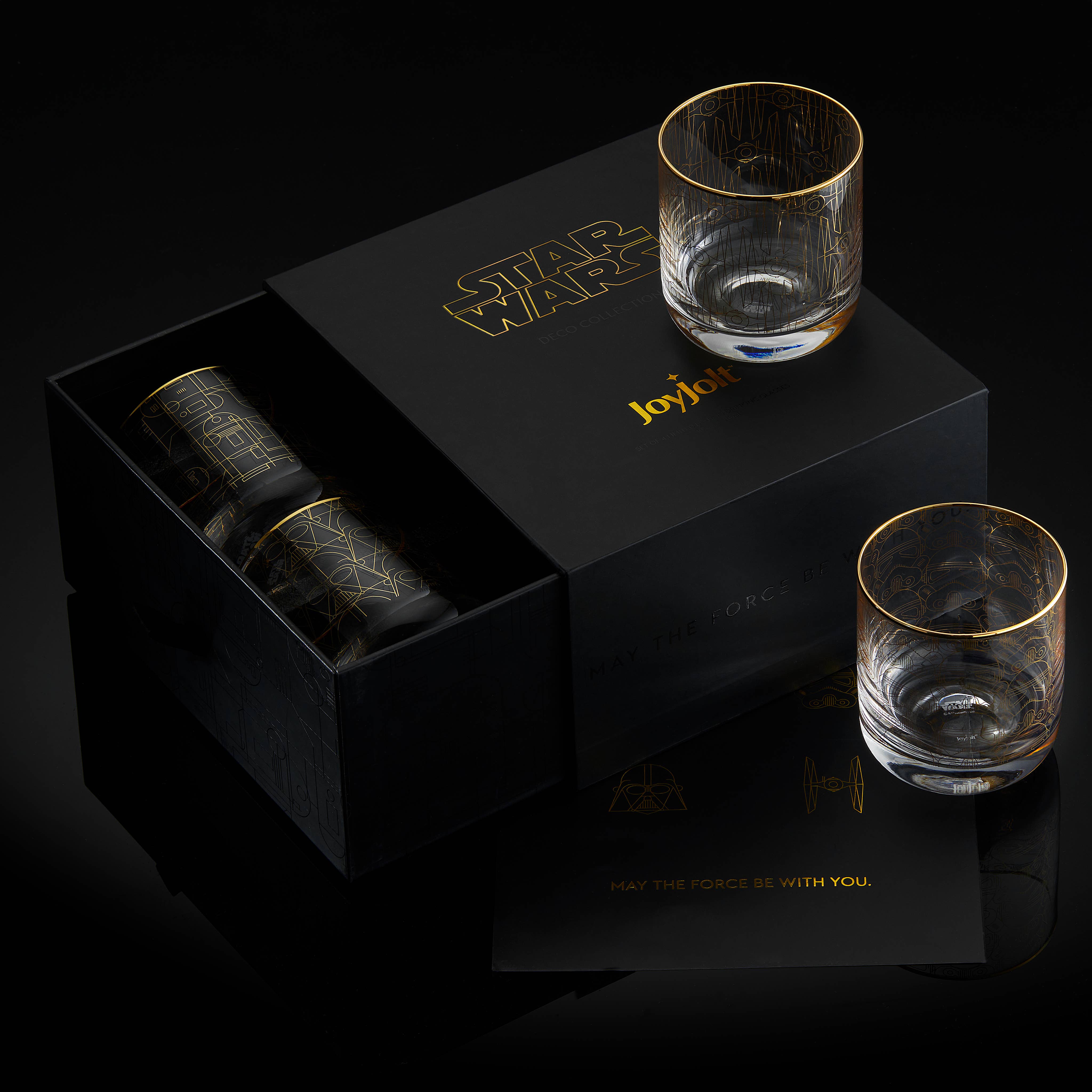 JoyJolt - Wholesale Drinking Glass/Cup - Star Wars™ Deco Drinking Glasses, Set of 4- LIMITED EDITION16