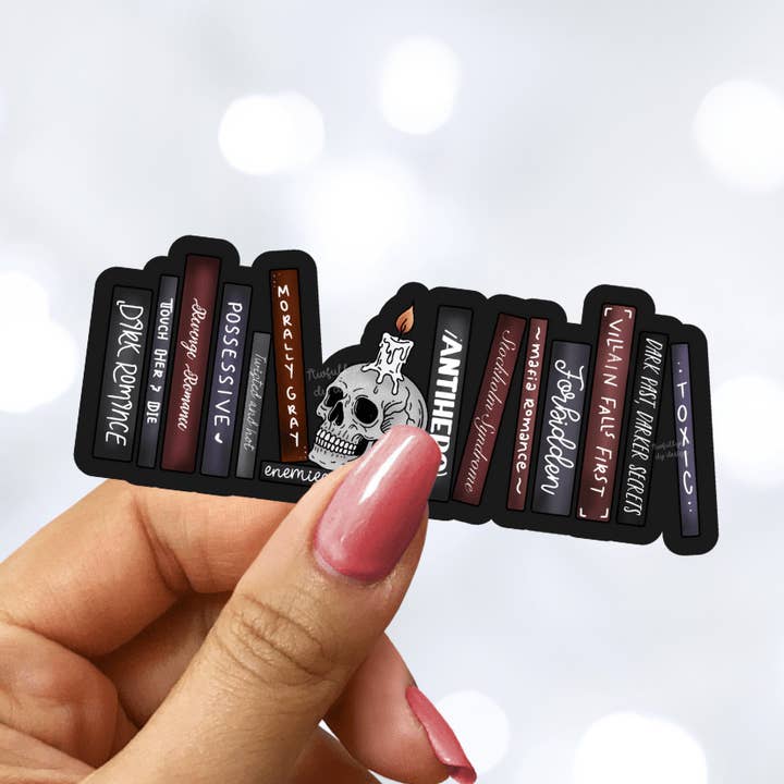 Libri di Tropi di Romanzi Oscuri e Adesivo con Teschio per la vendita all'ingrosso da parte di Awfullynerdy.co