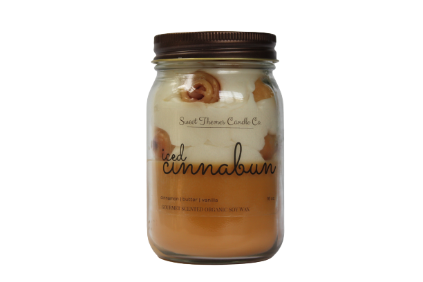 Sweet Themes Candle Co. - Wholesale Jar/Filled Candle - Iced Cinnabun 2