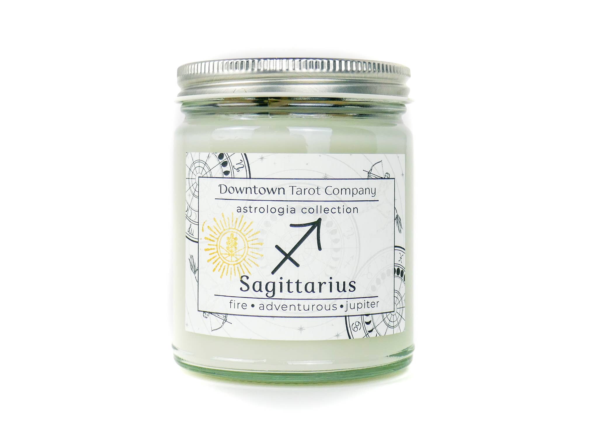 Downtown Tarot Company - Wholesale Jar/Filled Candle - Full Collection - Zodiac Candles (12 candles)5