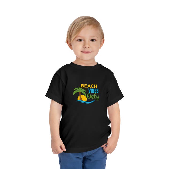 Camiseta Infantil Só Vibrações de Praia por atacado de RC'nSONS
