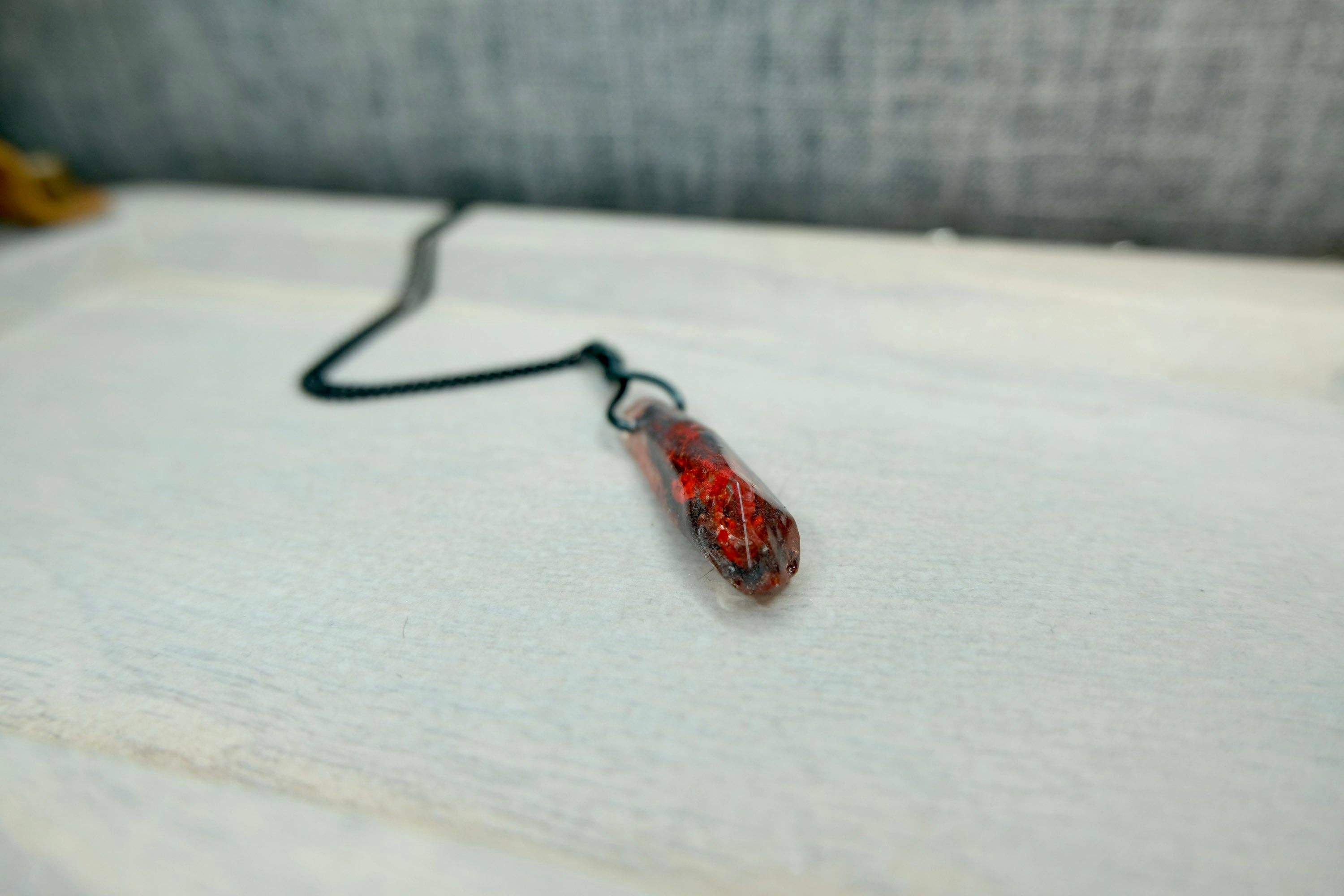BlueButterflyBazaar - Wholesale Pendant/Charm Necklace - Darth Maul’s Kyber Crystal Small Pendant Necklace Red and Black crystal Star Wars Gift2