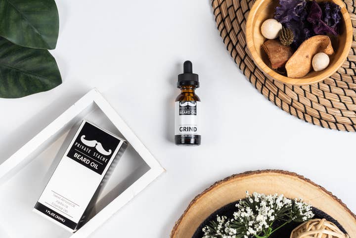 Private Stache - Wholesale Beard Styling Product - Grind Beard Oil