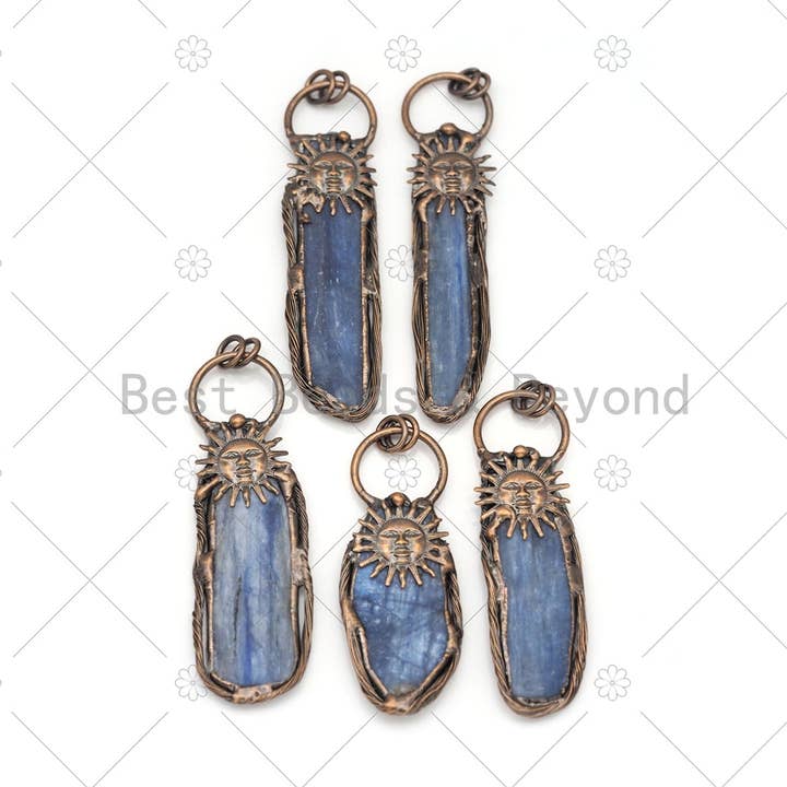New!!! Blue Kyanite with Sunflower Pendant, Sku#YT11 and other Purchase Wholesale saff. Free Returns & Net 60 Terms on Faire trending on Faire.