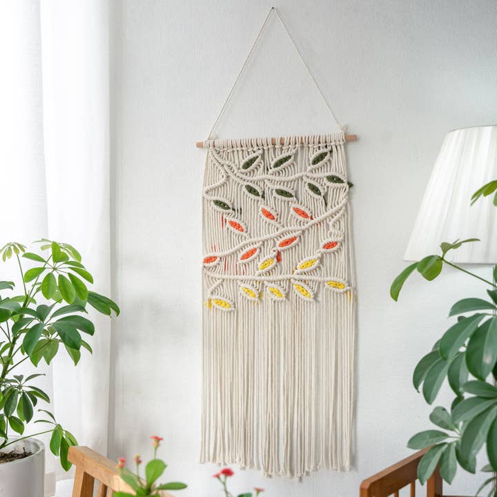 Sparkle Being - Wholesale Tapestry/Textile - Hand-Woven Macrame Wall Hanging Tapestry Boho Crafts Art