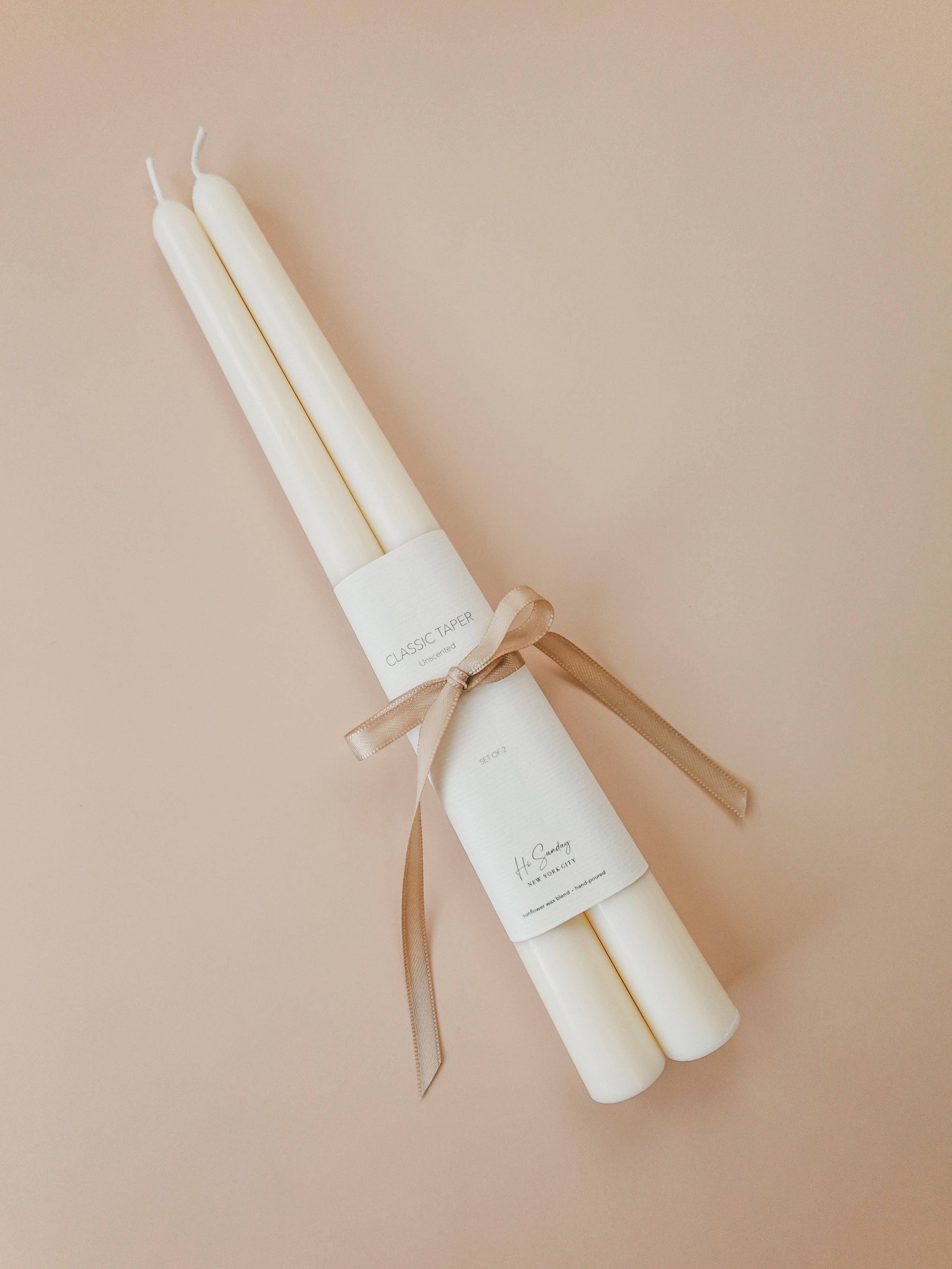 Hi Sunday Collective - Wholesale Tapered Candle/Candlestick - CLASSIC TAPER CANDLE - SET OF 22