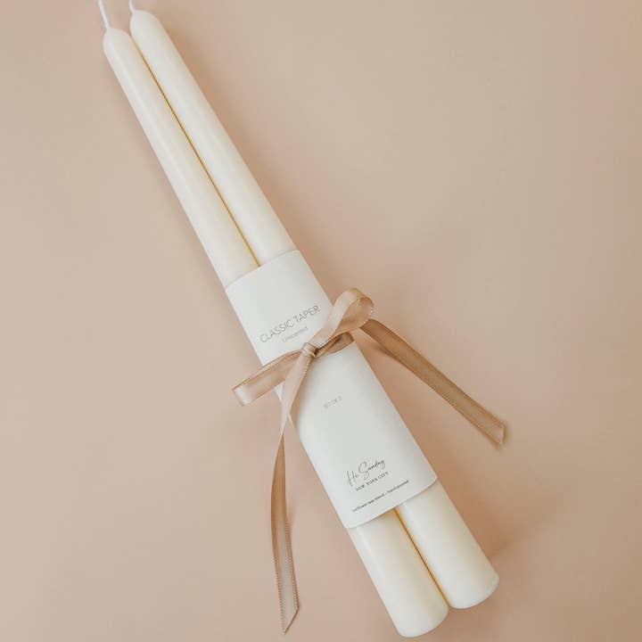 Hi Sunday Collective - Wholesale Tapered Candle/Candlestick - CLASSIC TAPER CANDLE - SET OF 22