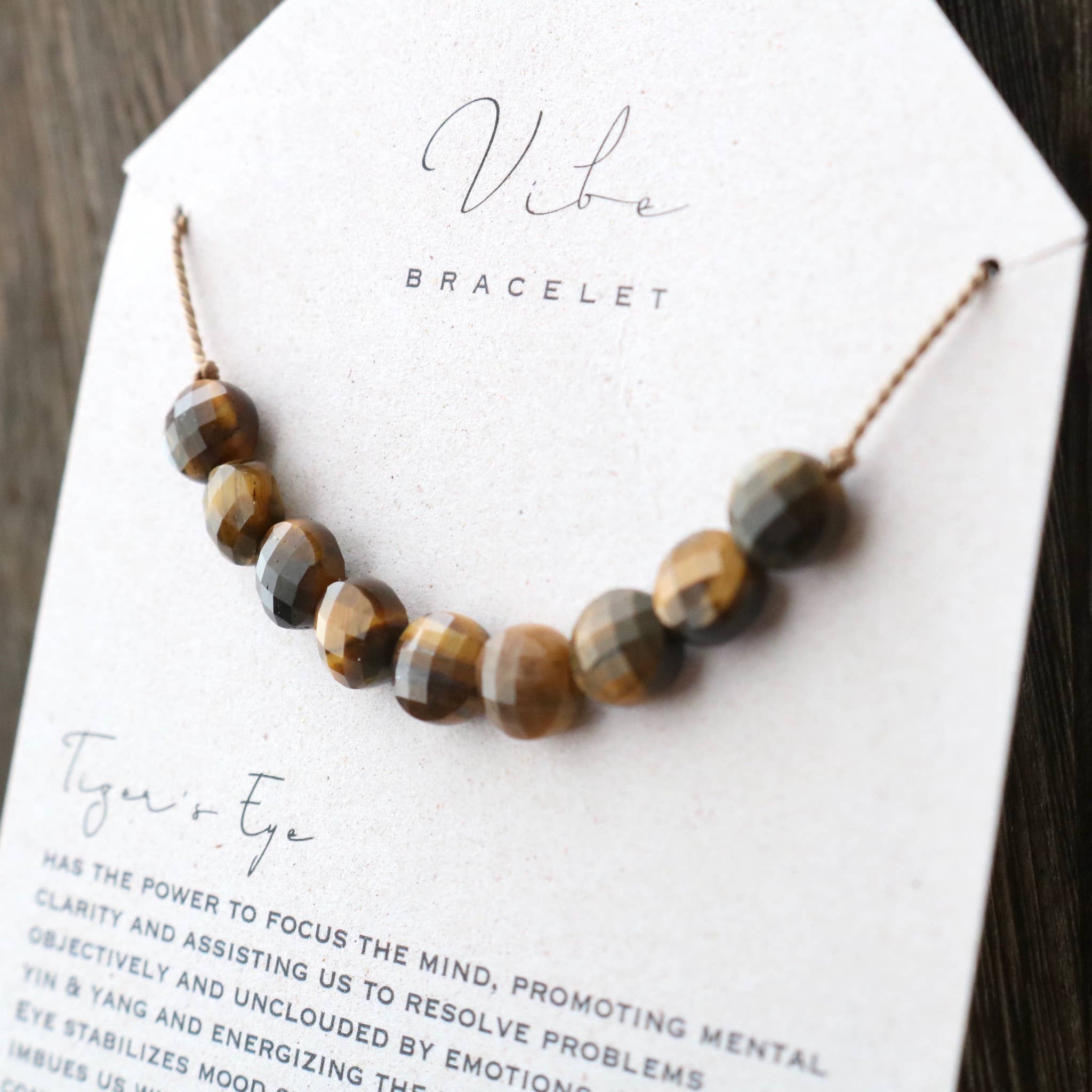 Vibe - Vente Bracelet de perles - BRACELET VIBE | ŒIL DE TIGRE PIÈCES3