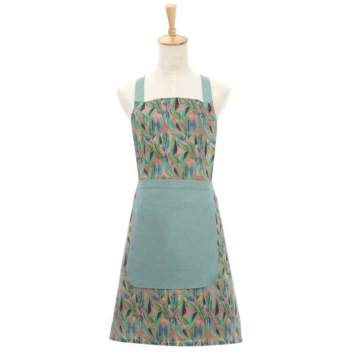 Peking Handicraft - Wholesale Apron - Botanicals On Blush Apron - Jungalow1