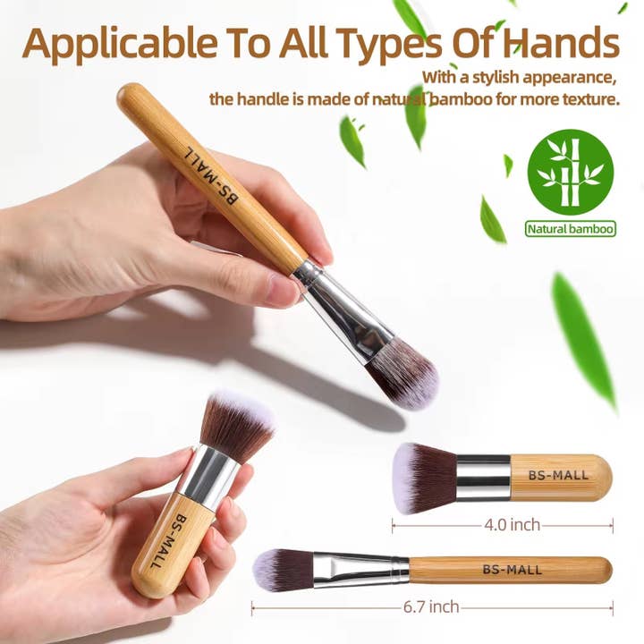 Re:gn – wholesale Make-up brush set – Bamboo Makeup Brushes - 12 Pack