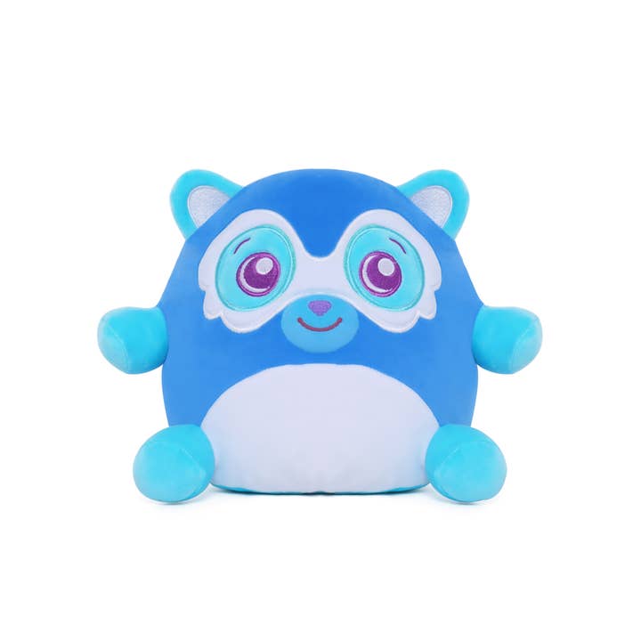 World Roller Toys - Wholesale Stuffed/Plush Toy - Kids & Baby - Roman the raccoon | Glow in the Dark 7.5" Soft Plush Toy9