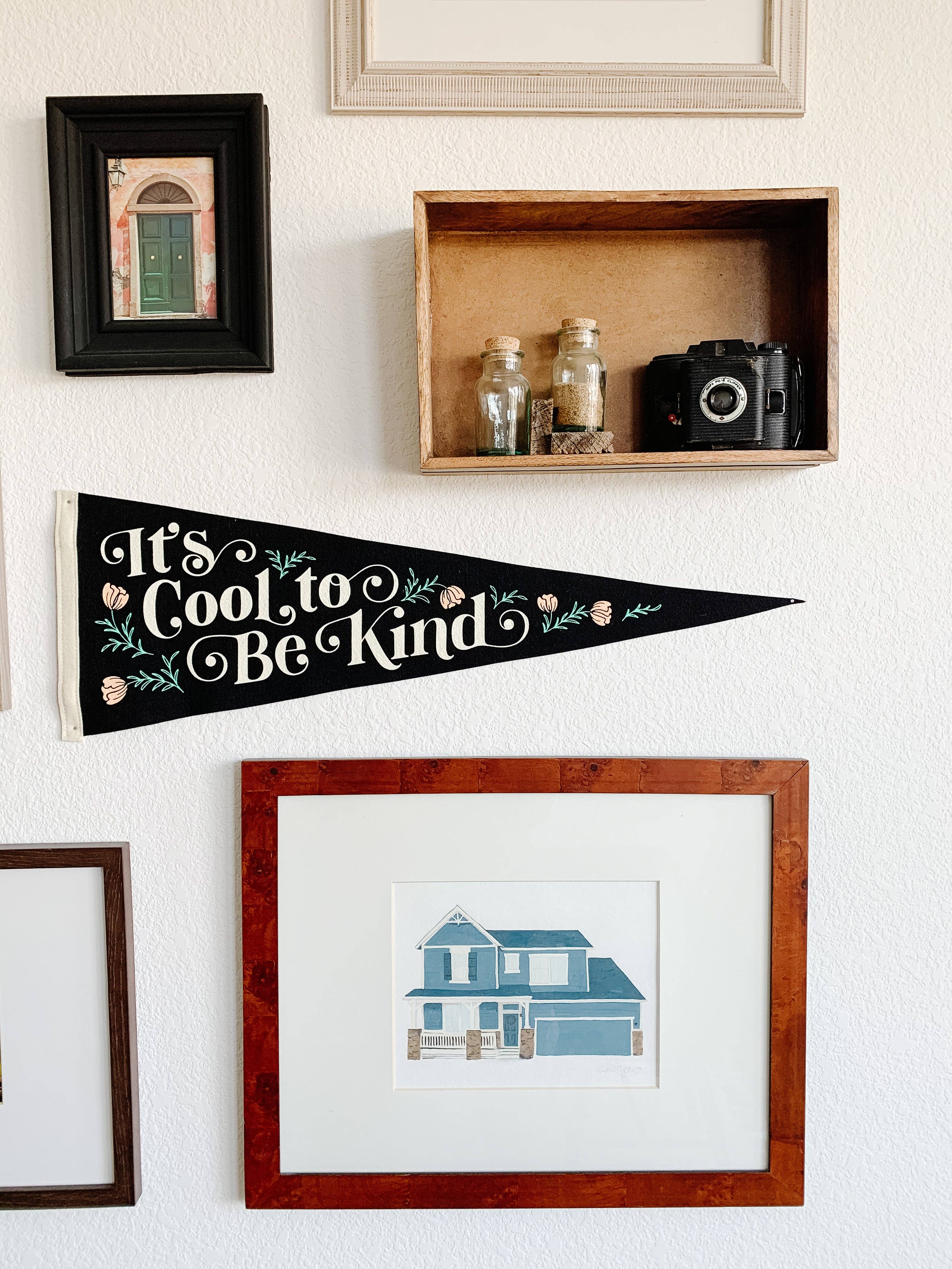 Oxford Pennant - Wholesale Sign - It's Cool To Be Kind Pennant • Everyday Hooray x Oxford Penn3