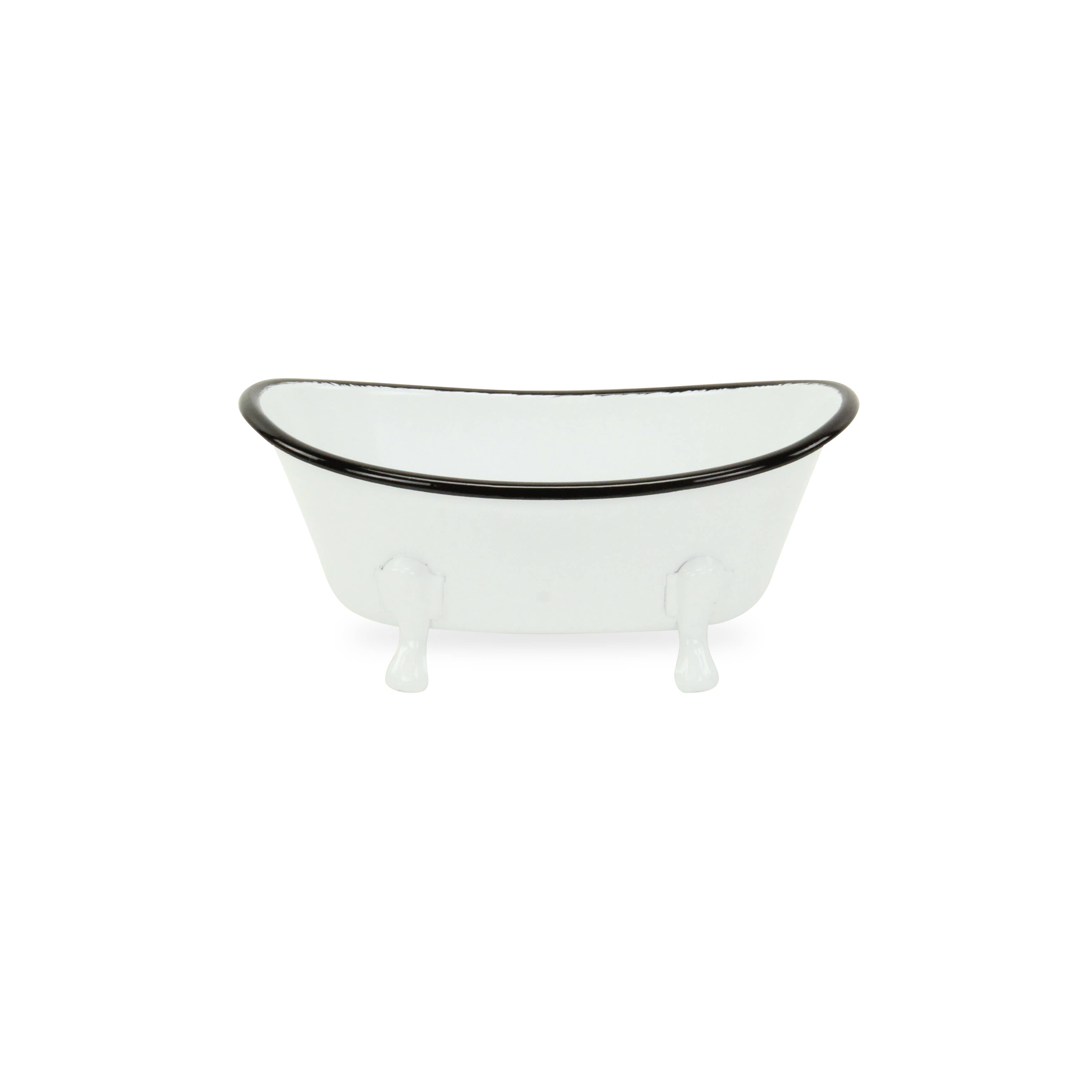 Cheungs Home Decor – wholesale Bath caddy – Lavande Metal Fleur-de-Lis Tub Decor - White10