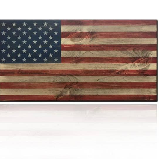 Legacy Series Wooden American Flag for wholesale by Flags of Valor