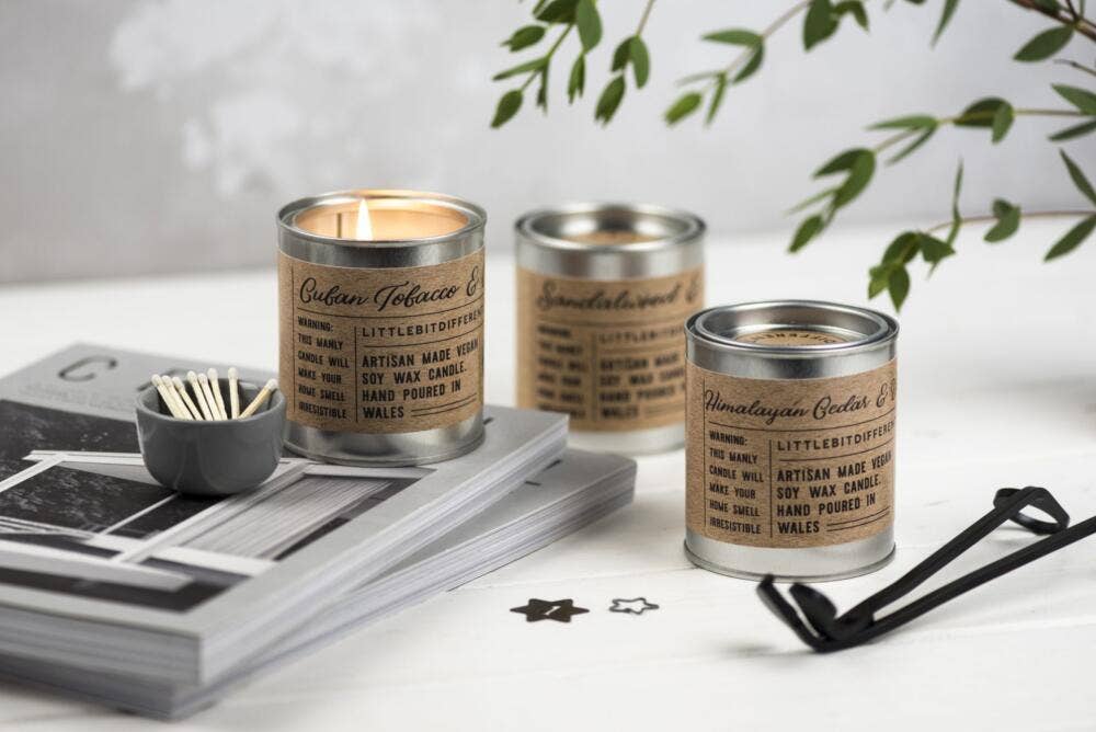 Little Bit Different – wholesale Jar/filled candle – Sandalwood and Musk Candle2