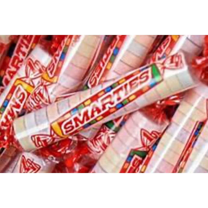 O'Shea's Candies Sweet Shop - Wholesale Hard Candy - Nostalgic 1949 ORIGINAL Smarties Rolls 1/2# Flaired Bag3