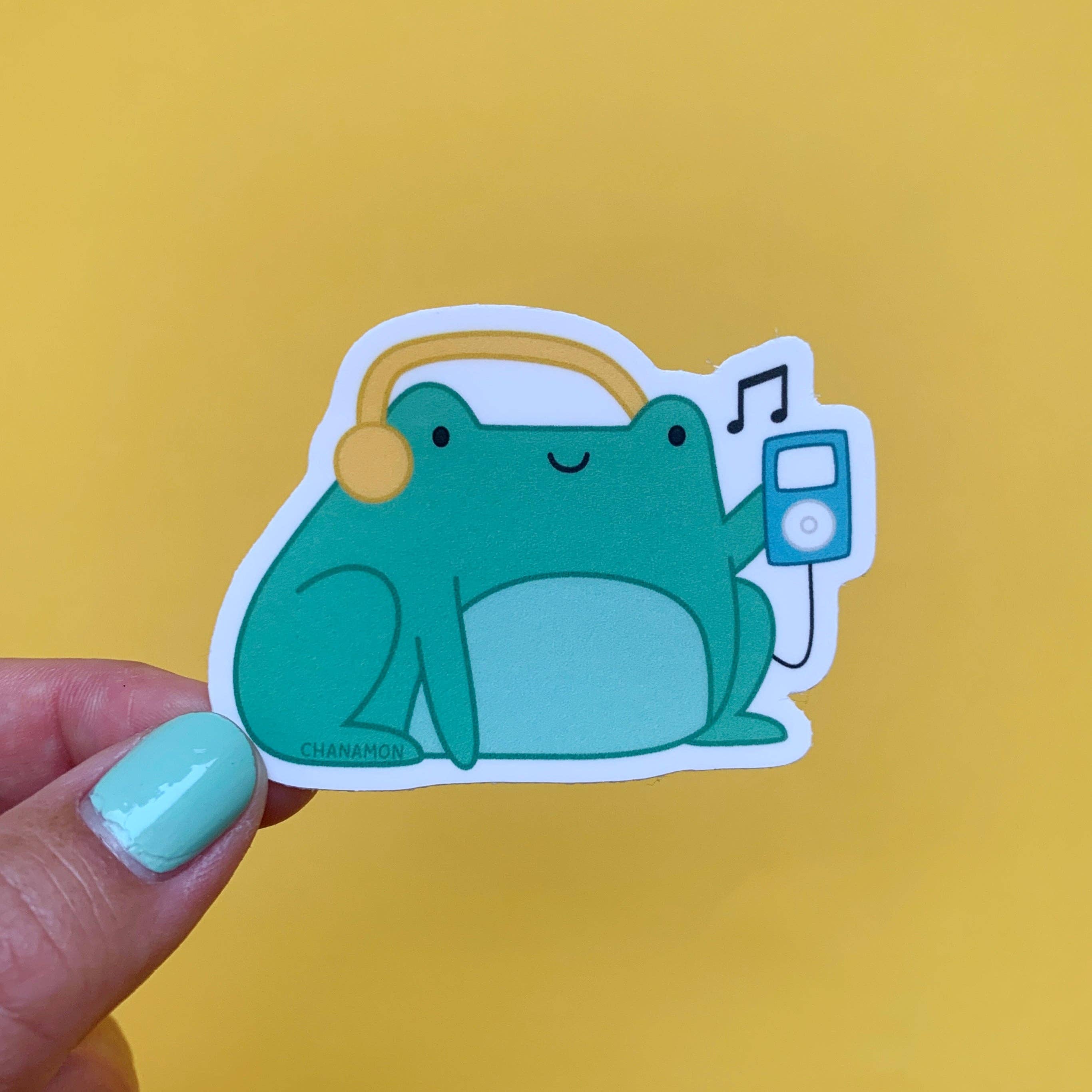 Maison Chanamon - Wholesale Sticker - iPod Frog Sticker1