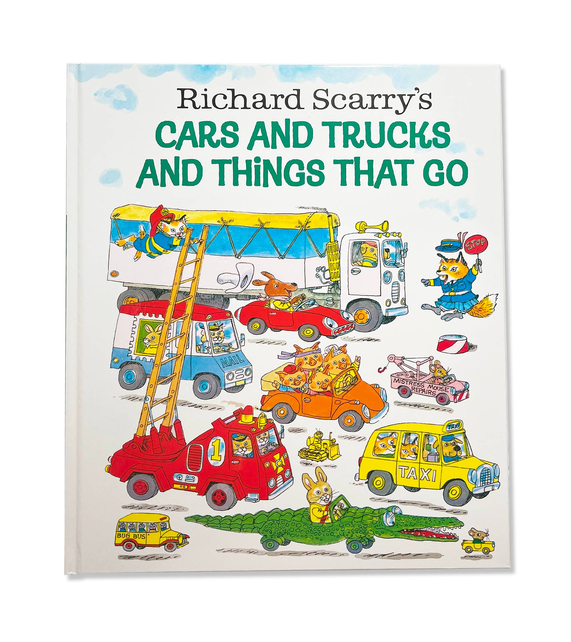 Books to Bed - Wholesale Sleepwear Set - Kids - Richard Scarry's Cars And Trucks And Things That Go - Hanger PJ Set With Book3