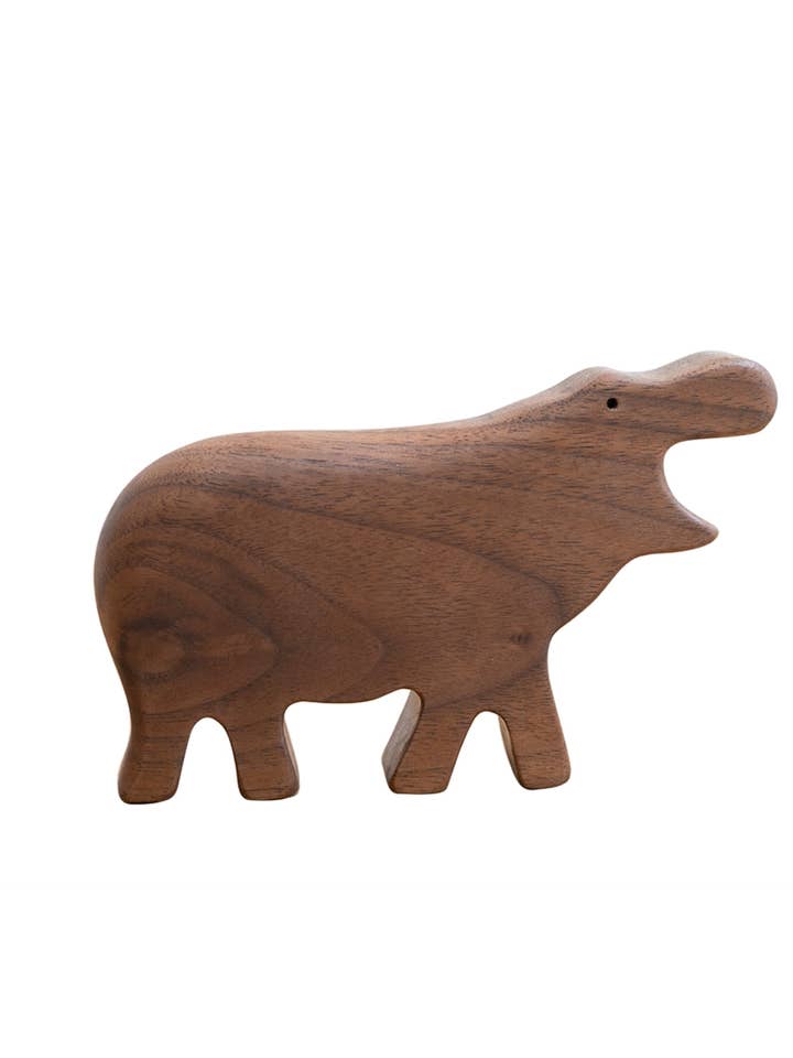 Rattle HIPPO Wood for wholesale by VICI Brands: Premier Design Kids Goods 🌍