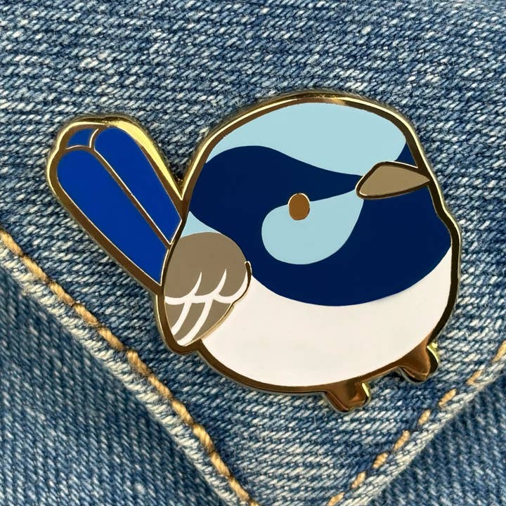 Superb Fairy Wren emaljstift för wholesale av PINSTACHIIO