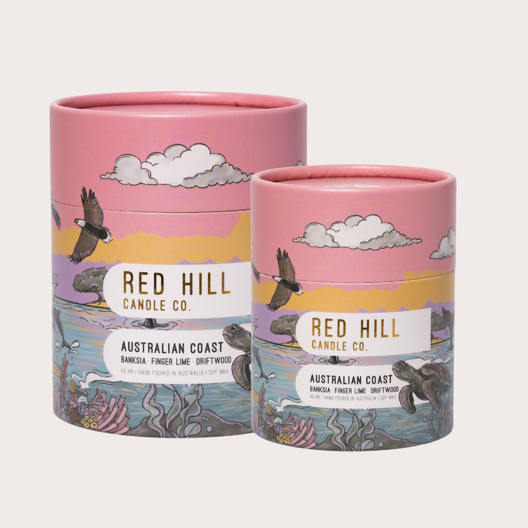 Red Hill Candle Co. - Wholesale Jar/filled candle - Australian Coast Soy Wax Candle2