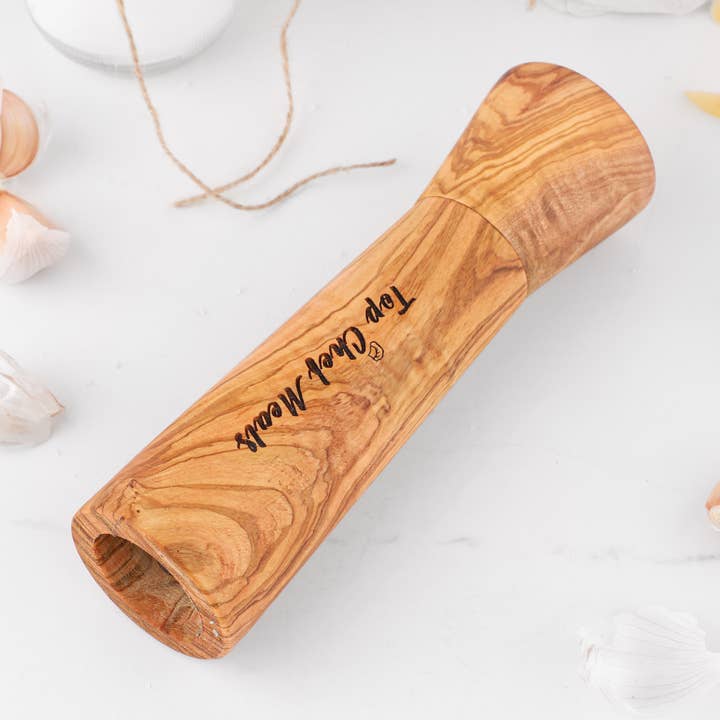 Moulin à sel et poivre en bois d'olivier fait main pour la vente par Krafts GmbH Olive Wood
