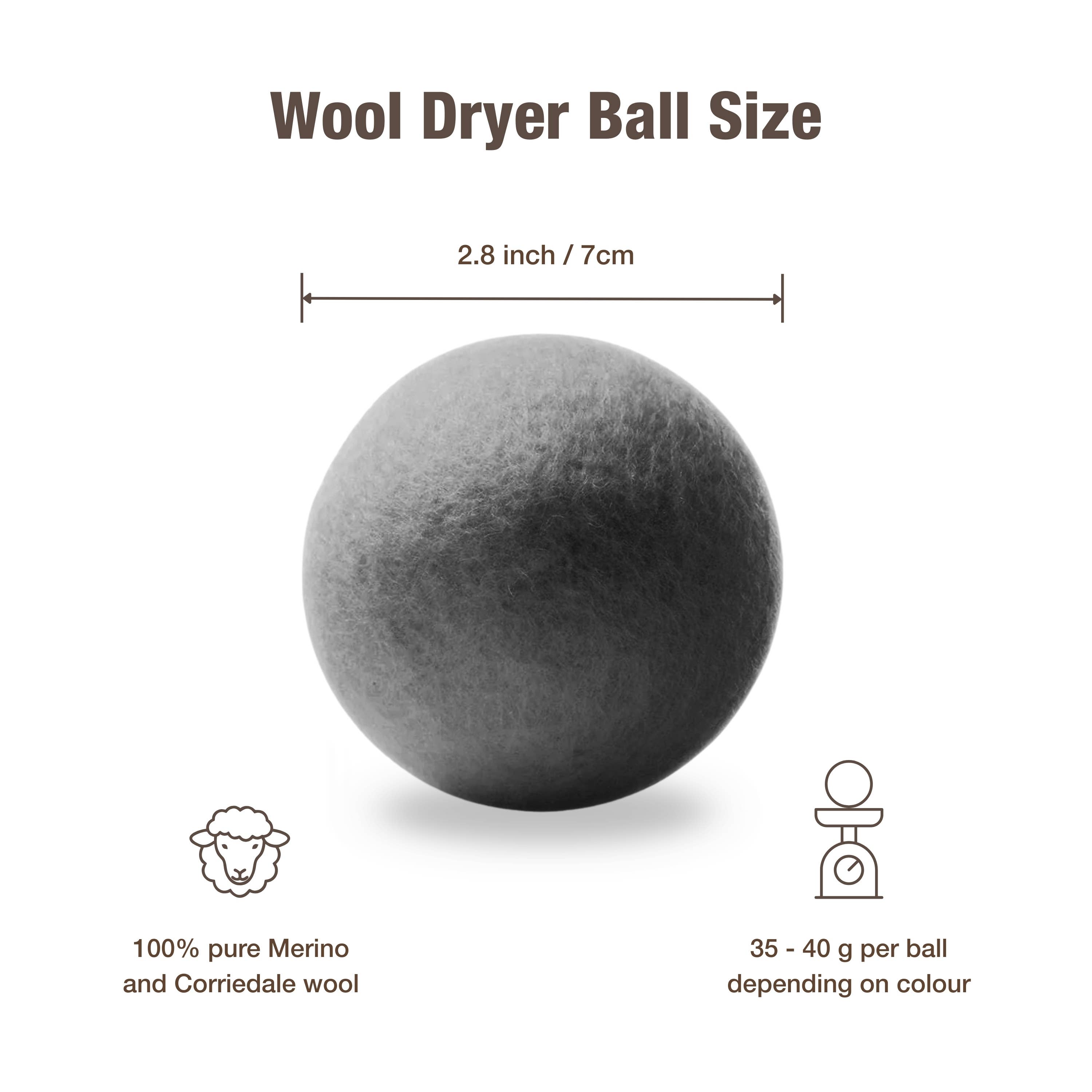 Moss Creek Wool Works UK | Wool Dryer Balls – wholesale Dryer balls – Sample 1/2 Wool Dryer Ball & Wool Roving (1 Order Per Store)3