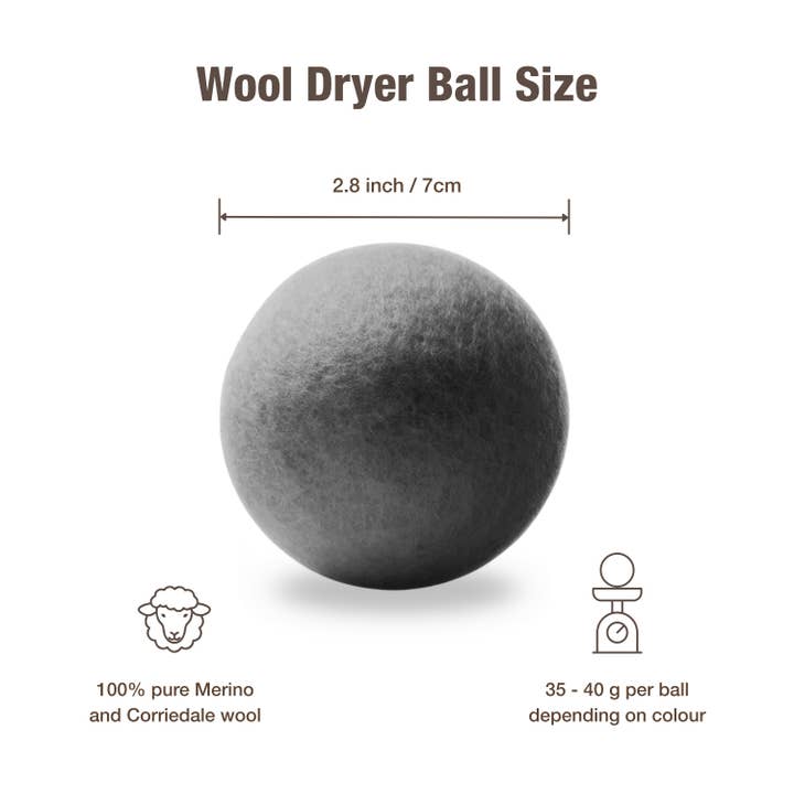 Moss Creek Wool Works UK | Wool Dryer Balls – wholesale Dryer balls – Sample 1/2 Wool Dryer Ball & Wool Roving (1 Order Per Store)3