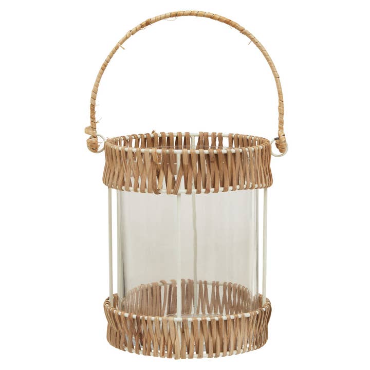 Kuta Natural and White Small Lantern and other Purchase wholesale rattan lantern. Free returns & net 60 terms on Faire trending on Faire.
